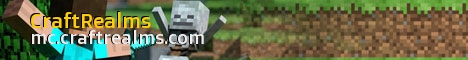 CraftRealms Minecraft Server banner