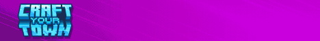 CraftYourTown Minecraft Server banner