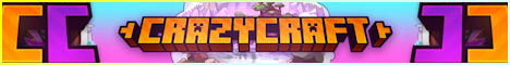 crazycraft network Minecraft Server banner