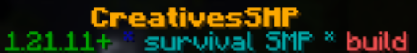 CreativesSMP Minecraft Server banner