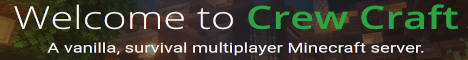 Crew Craft Minecraft Server banner