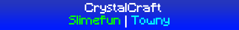 CrystalCraft Minecraft Server banner