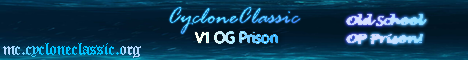 CycloneClassic Minecraft Server banner