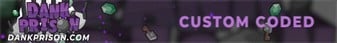 Dank Prison Minecraft Server banner