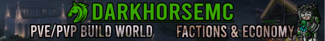DarkHorseMC Minecraft Server banner