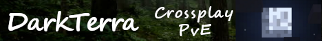 DarkTerra v1 Minecraft Server banner