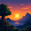 Day and Night Minecraft Server Icon