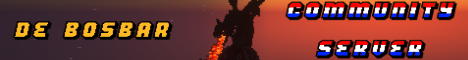 De Bosbar - Community Server Minecraft Server banner