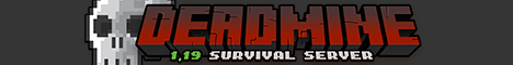 DeadMine Minecraft Server banner