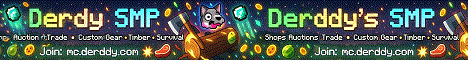 Derddys SMP Server Minecraft Server banner