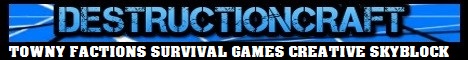 destructioncraft Minecraft Server banner