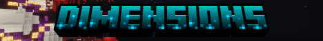 Dimensions The Server Minecraft Server banner