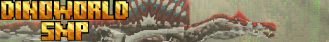 DinoWorld Minecraft Server banner
