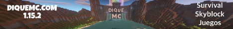 Dique MC Minecraft Server banner