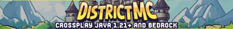 DistrictMC Minecraft Server banner