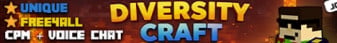 DiversityCraft - NOT a Normal Anarchy Server Minecraft Server banner