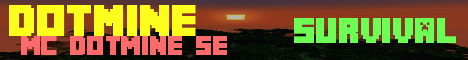 dotMINE Minecraft Server banner