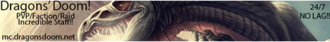 Dragons Doom Minecraft Server banner