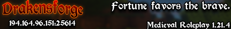 Drakensforge Minecraft Server banner