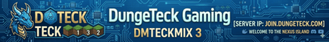 DungeTeck Gaming Minecraft Server banner