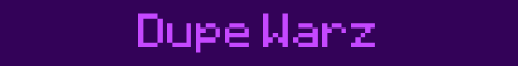 DupeWarz Minecraft Server banner