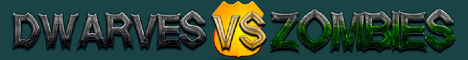 Dwarves vs. Zombies Minecraft Server banner