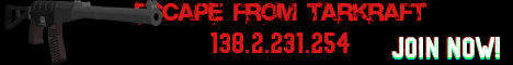 Escape From Tarkraft Minecraft Server banner