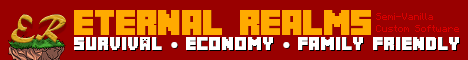 Eternal Realms Minecraft Server banner