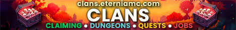 EterniaMC Clans Minecraft Server banner