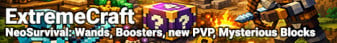 ExtremeCraft Minecraft Server banner