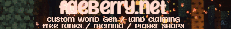 Faeberry Minecraft Server banner