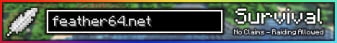 feather64 Minecraft Server banner