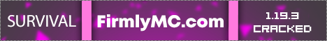 FirmlyMC Minecraft Server banner