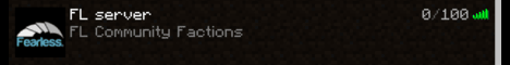 FL Factions Minecraft Server banner