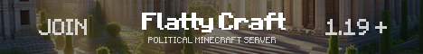 FlattyCraft Political Minecraft Server Minecraft Server banner