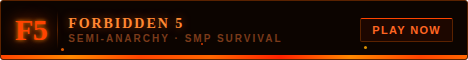 forbidden 5 Minecraft Server banner