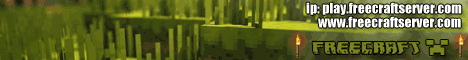 FreeCraft Minecraft Server banner
