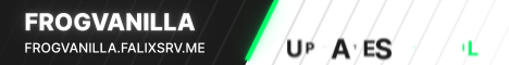 frogvanilla Minecraft Server banner