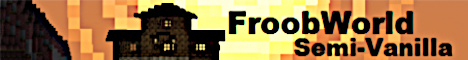 FroobWorld Minecraft Server banner