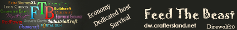 FTB Direwolf20 by CraftersLand Minecraft Server banner