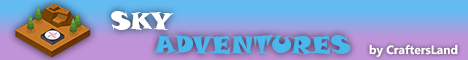FTB SkyAdventures by CraftersLand Minecraft Server banner