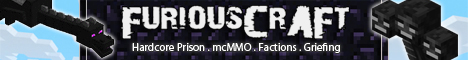 FuRiouSCraft Prison Minecraft Server banner