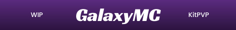 GalaxyMC Minecraft Server banner
