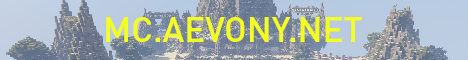 Gates of Aevony Minecraft Server banner