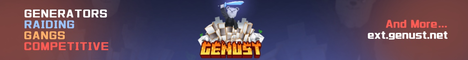 Genust Minecraft Server banner