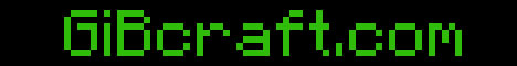 GiBcraft Minecraft Server banner
