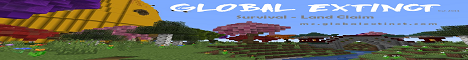 Global Extinct Minecraft Server banner