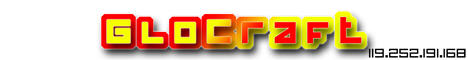 GloCraft Minecraft Server banner