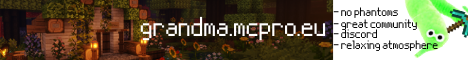 Grandmas House Minecraft Server banner