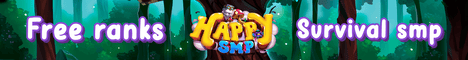 HappySMP Minecraft Server banner